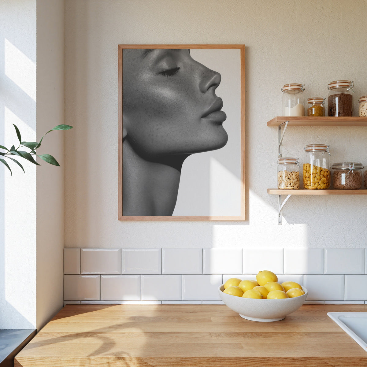 Soft Freckled Profile Poster – i rum 5