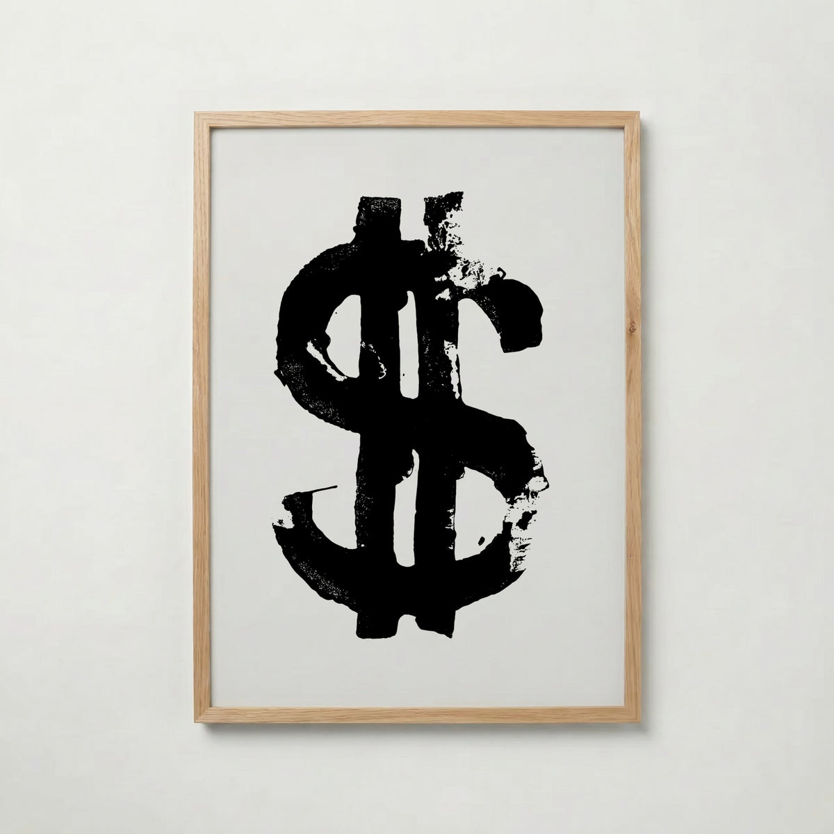 Inked Dollar Sign Poster – ekram