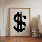 Inked Dollar Sign Poster – i rum 2