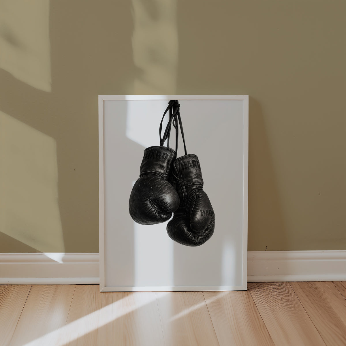Worn Boxing Gloves Poster – i rum 2
