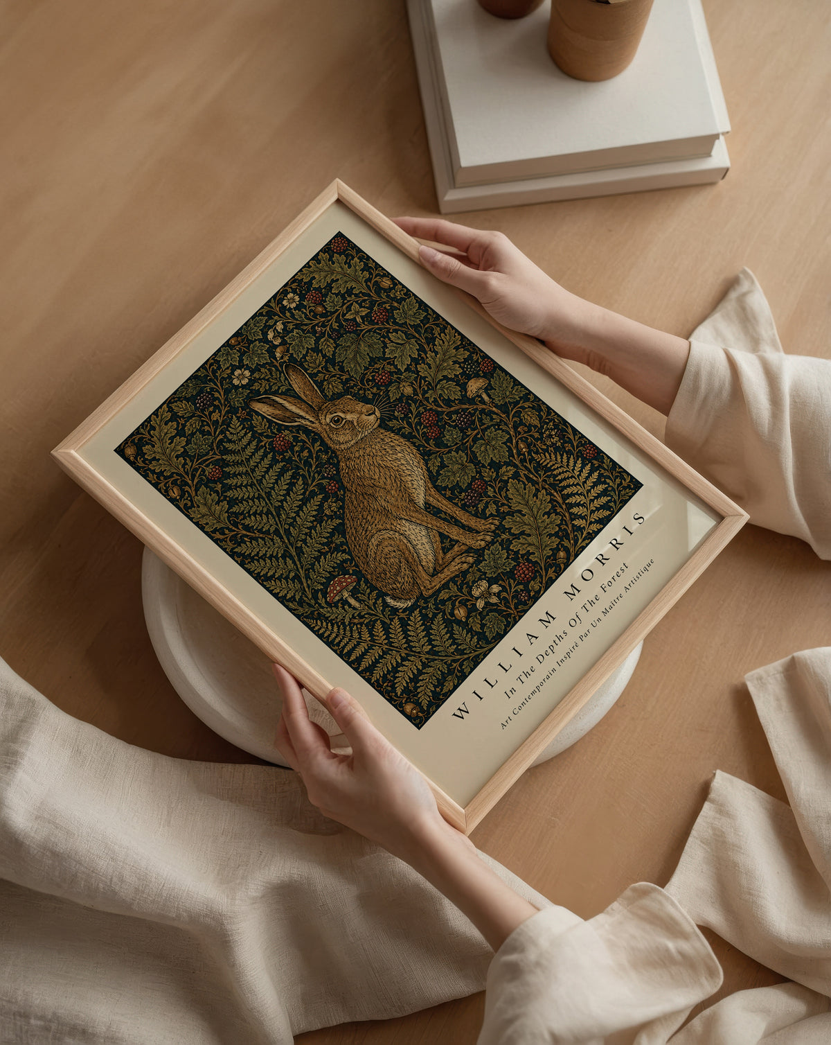 Hare in the Thicket William Morris Poster