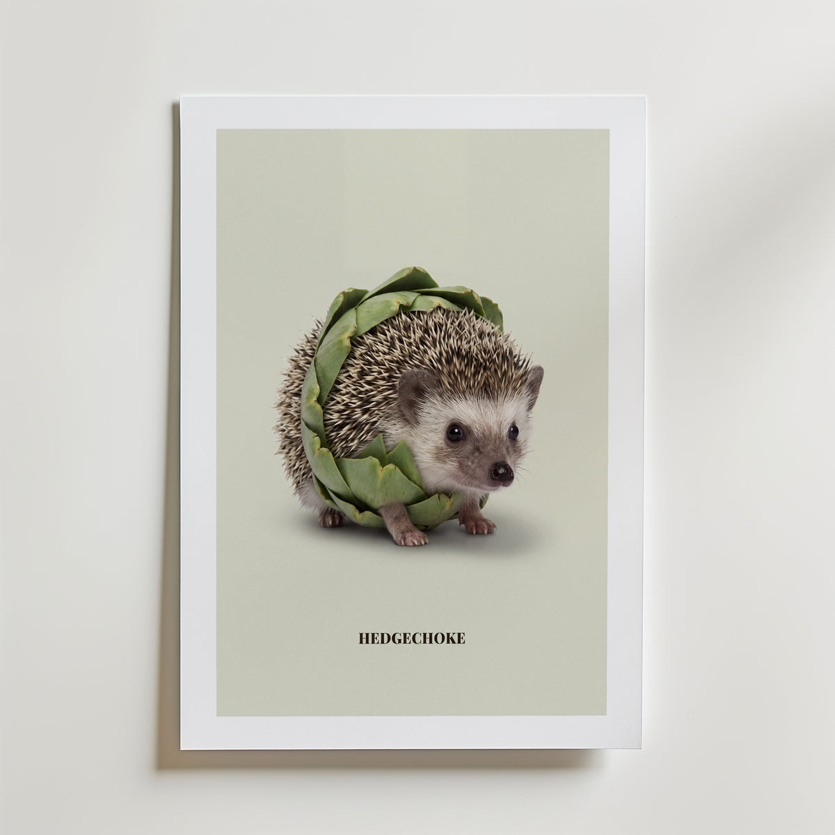 Hedgechoke Poster – med passepartout