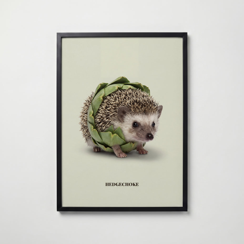 Hedgechoke Poster – svart ram