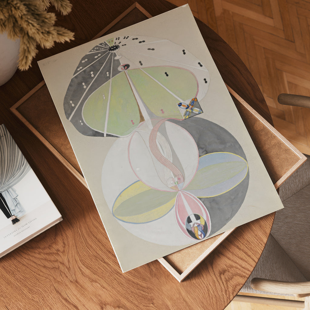 Hilma af Klint Tree of Knowledge – stilfullt konsttryck från Bozetto, tryckt på matt finpapper