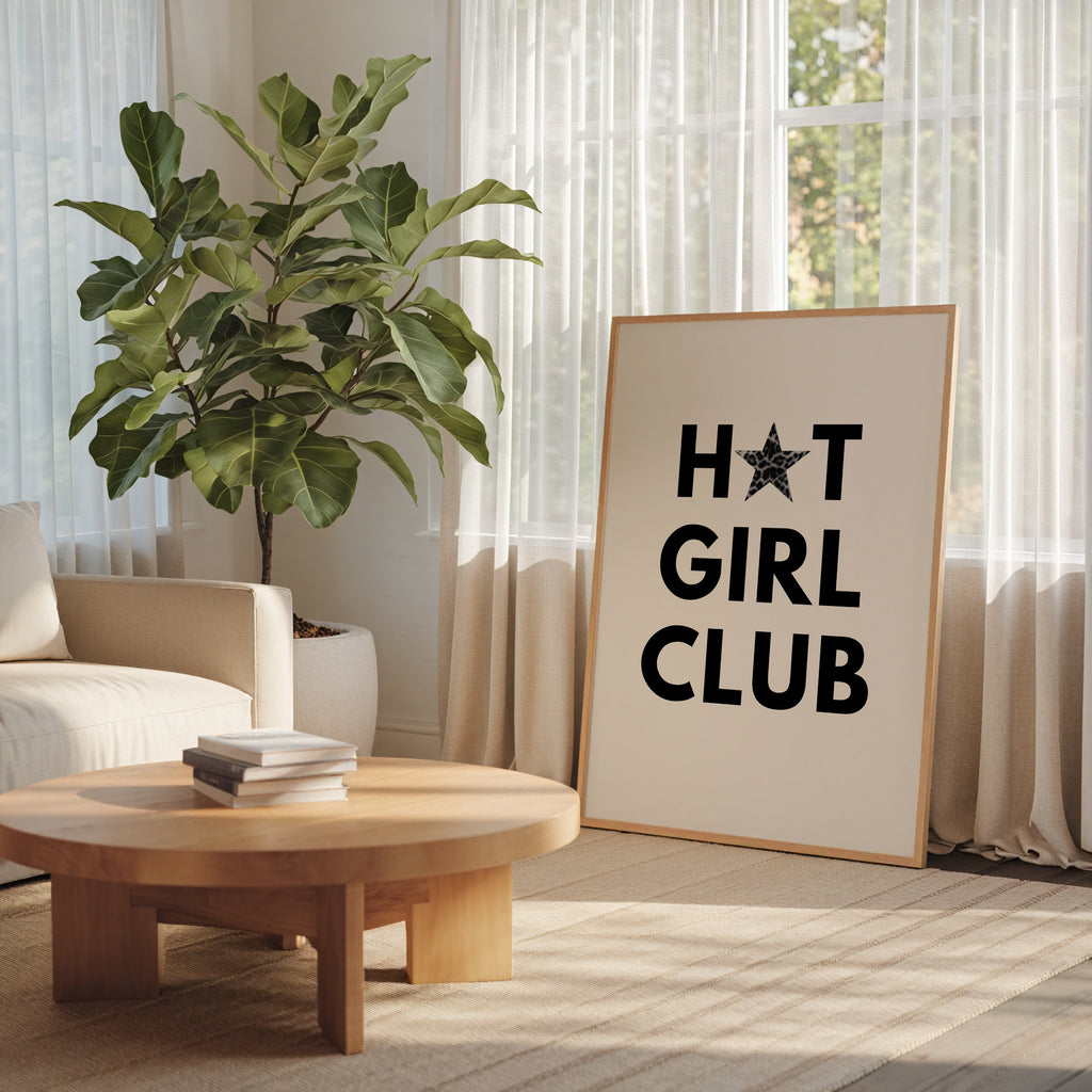 Hot Girl Club Poster – i rum 2