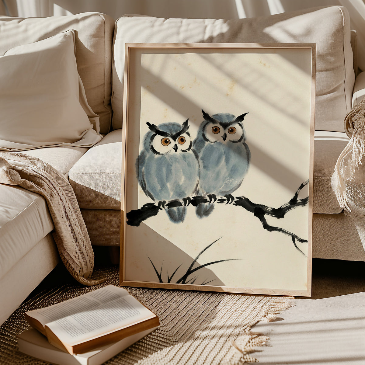 Ink Owls Poster i rum