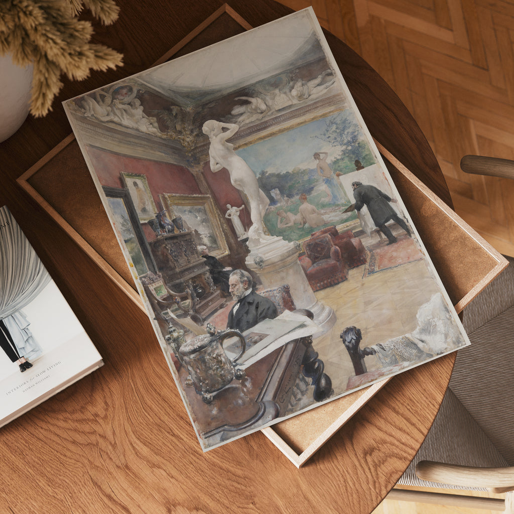 Carl Larsson Interior of – affisch med stilfullt motiv från Bozetto i hög kvalitet