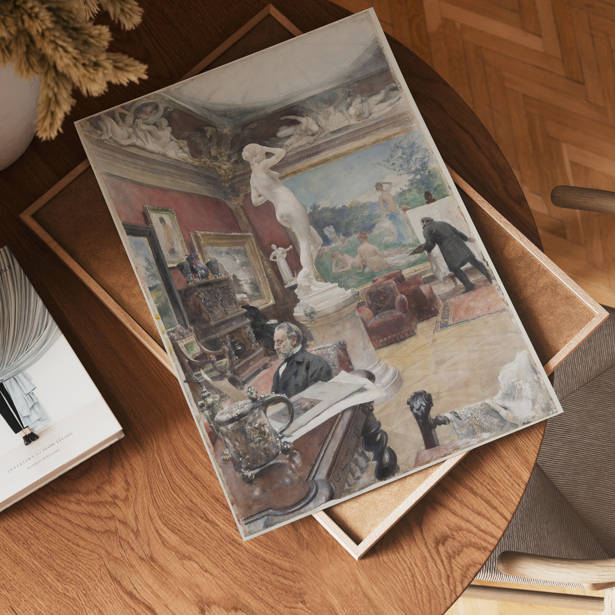 Carl Larsson Interior of – affisch med stilfullt motiv från Bozetto i hög kvalitet
