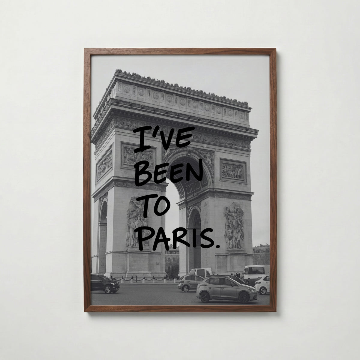 Been To Paris Poster – valnötsram