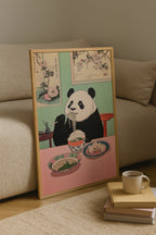 Mockup för Panda Feast – se hur affischen ser ut inramad på din vägg, Bozetto i hög tryckkvalitet