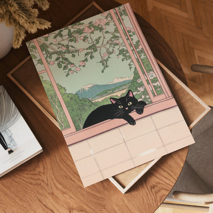 Black Cat View Poster