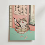 Mockup av Kawaii Dumpling affisch på vägg – köp enkelt hos Bozetto i hög kvalitet