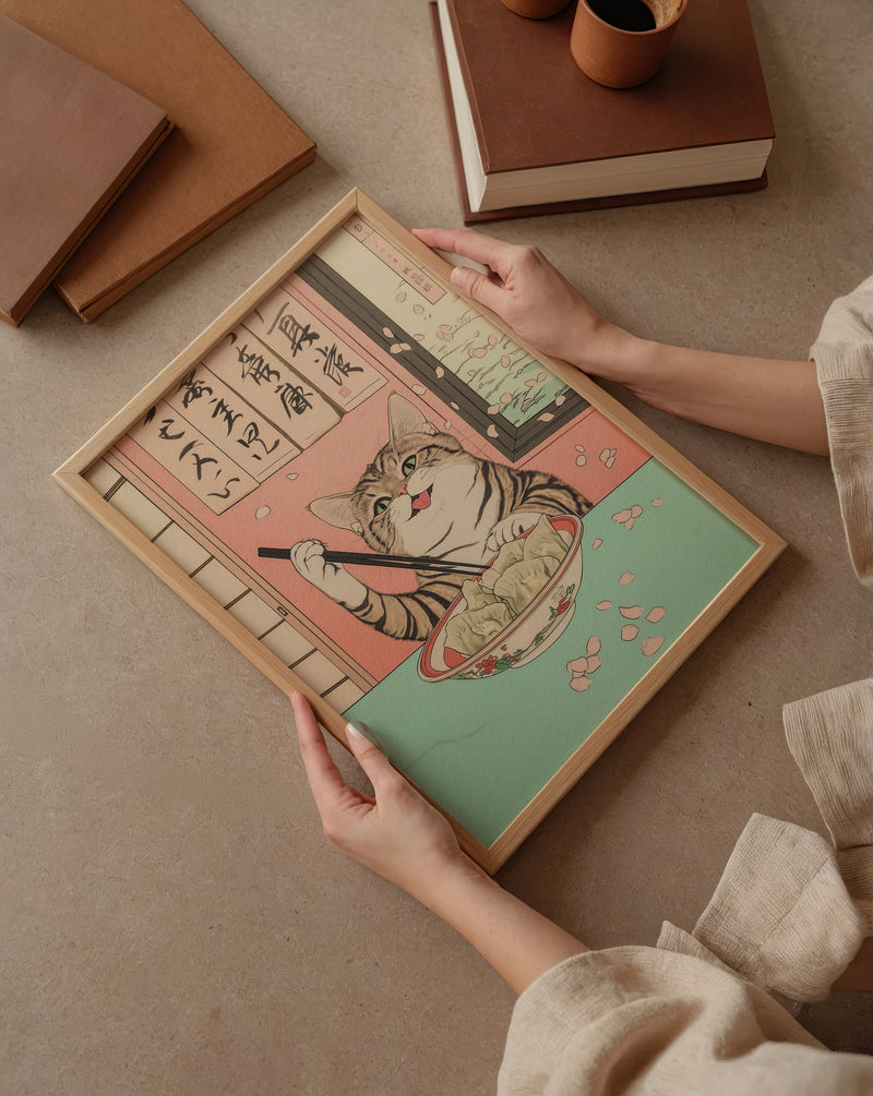 Kawaii Dumpling Poster