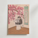 Bundle 2-pack Blossom Bath Moments visualiserad i interiör – postercollection hos Bozetto