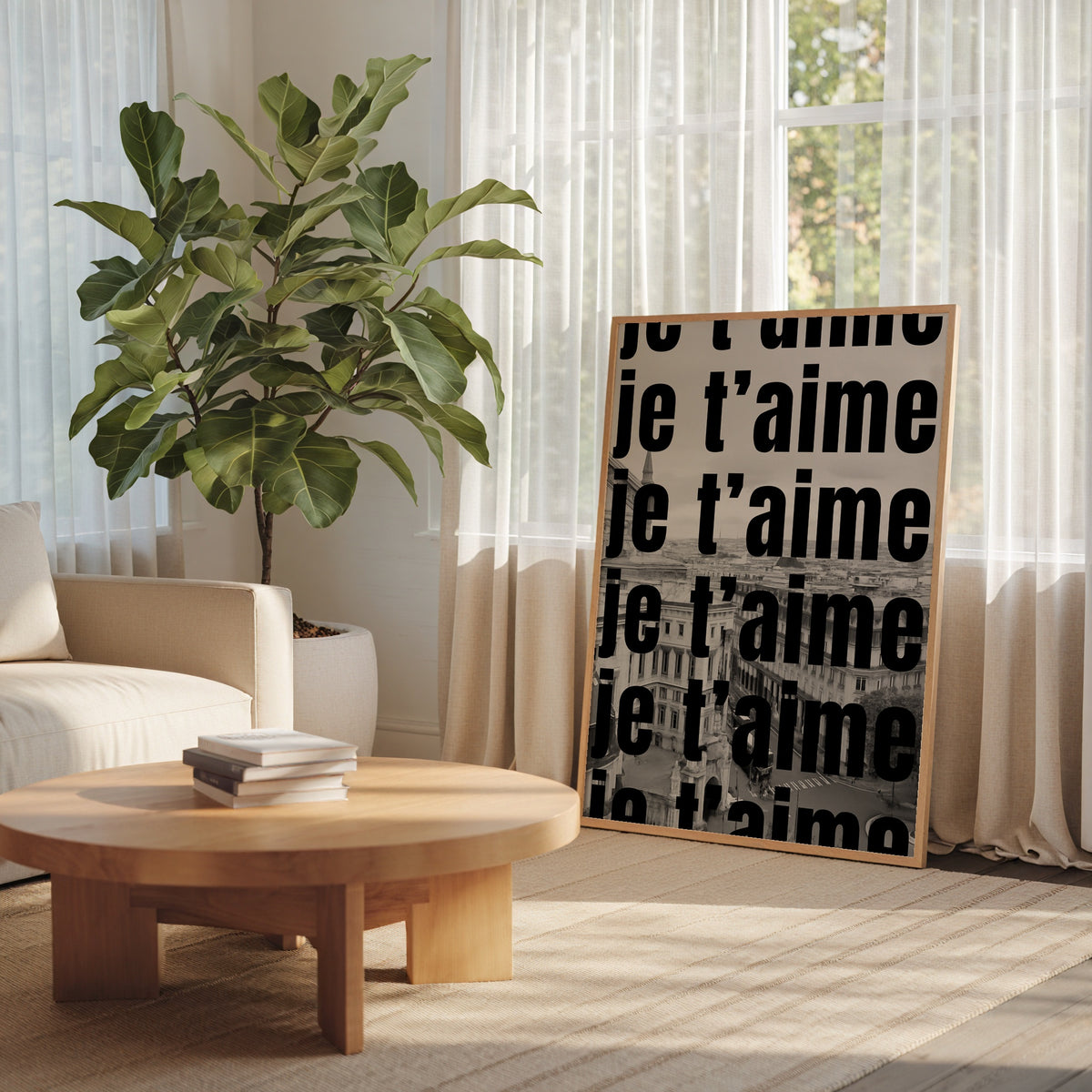 Je T'aime Paris Poster – i rum 4