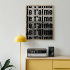 Je T'aime Paris Poster – i rum 5