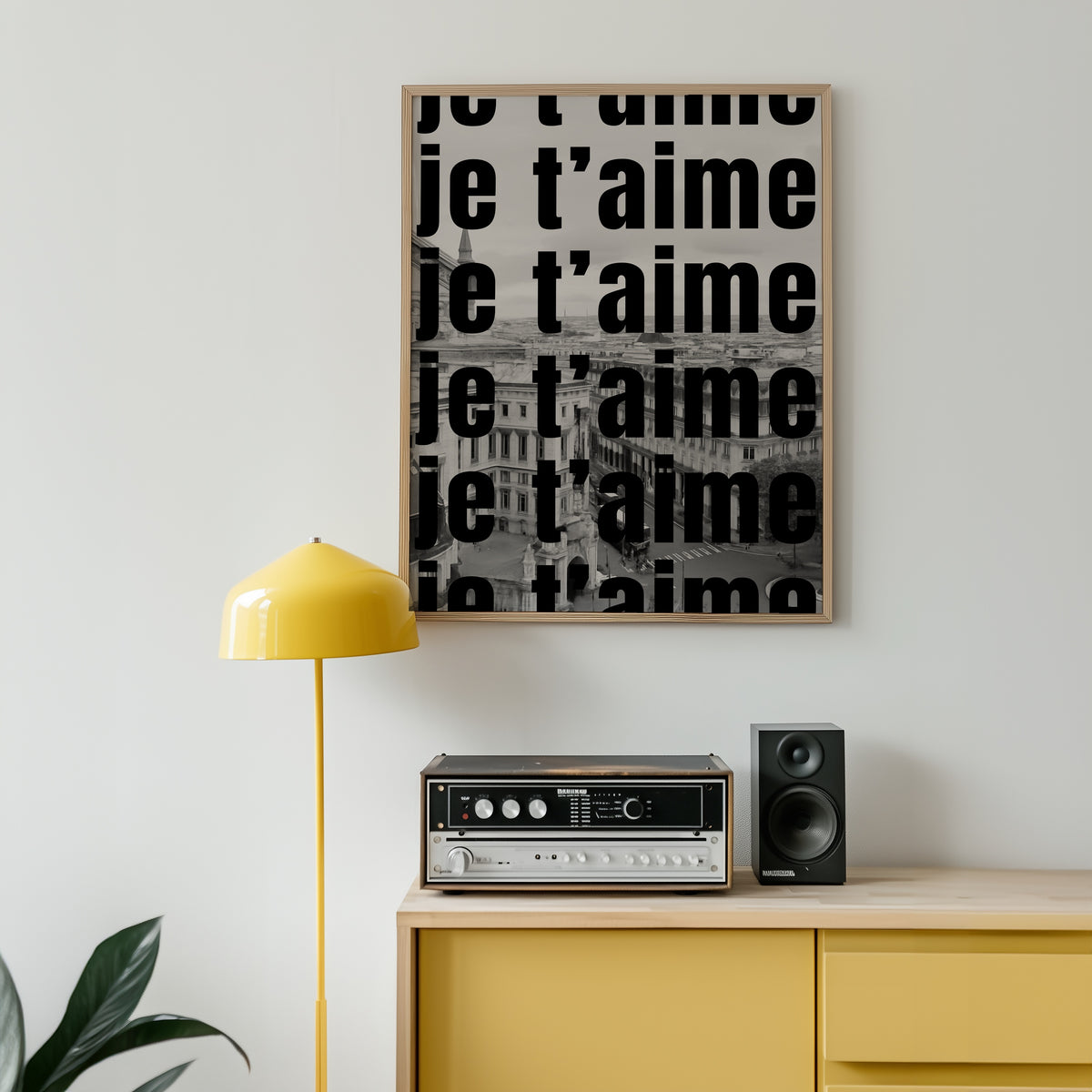 Je T'aime Paris Poster – i rum 5
