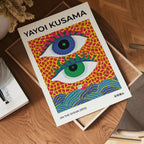 Yayoi Kusama On The Ocean – affisch med stilfullt motiv från Bozetto i hög kvalitet