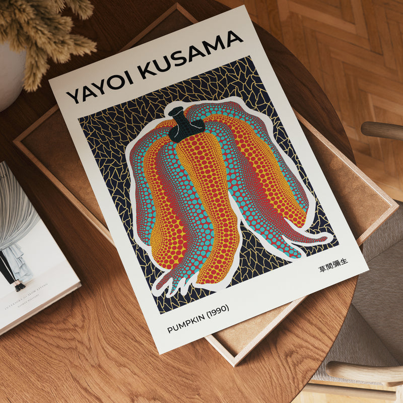 Yayoi Kusama Pumpkin 2002 No.2 Poster