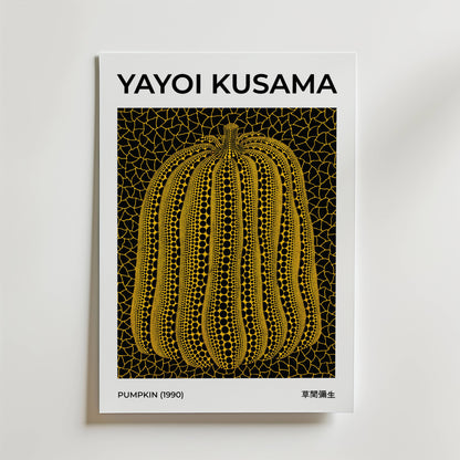 Yayoi Kusama Yellow Pumpkin 1990 Poster