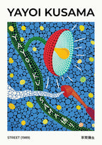 Yayoi Kusama Streets 1989 poster visad rakt fram – Bozetto affisch i hög tryckkvalitet