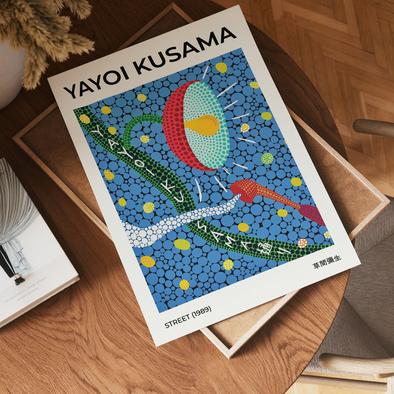 Yayoi Kusama Streets 1989 Poster