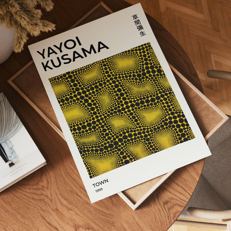 Yayoi Kusama Optical Field Poster