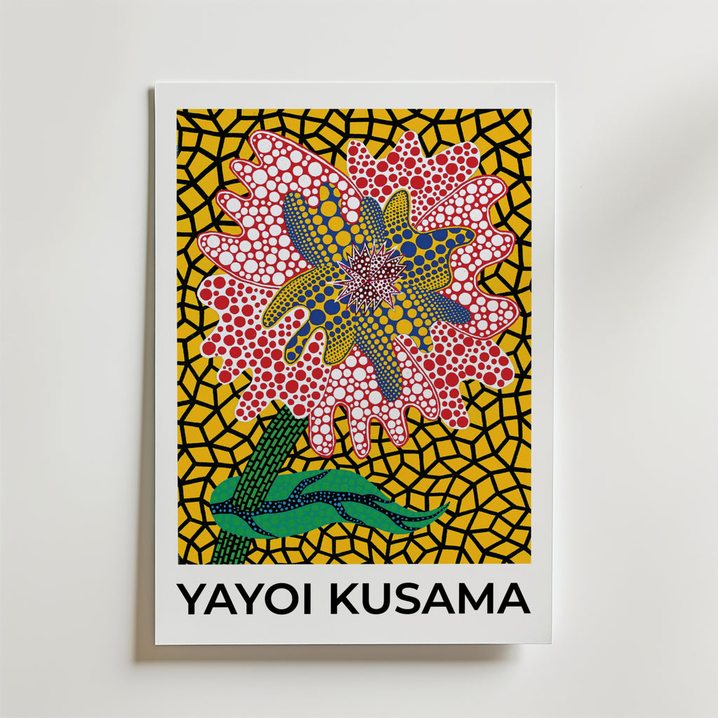 Bundle 2-pack Yayoi Kusama Pattern Bloom – kuraterad postercollection som lyfter hemmet hos Bozetto