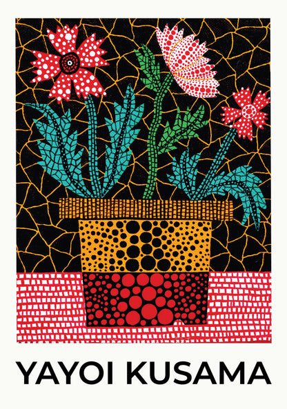 Yayoi Kusama Garden Rhythm Poster