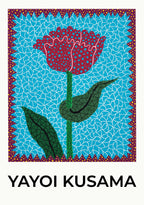 Yayoi Kusama Flower Pulse poster visad rakt fram – Bozetto affisch i hög tryckkvalitet