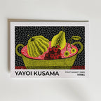 Yayoi Kusama – Fruit Basket – stilfullt konsttryck från Bozetto, tryckt på matt finpapper