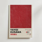 Yayoi Kusama Red Infinity – stilfullt konsttryck från Bozetto, tryckt på matt finpapper