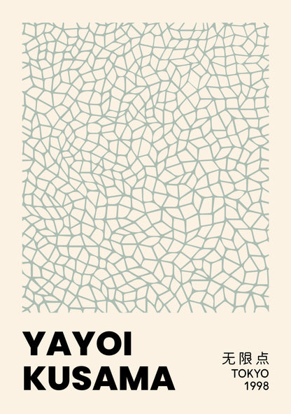 Yayoi Kusama Infinity Web Poster