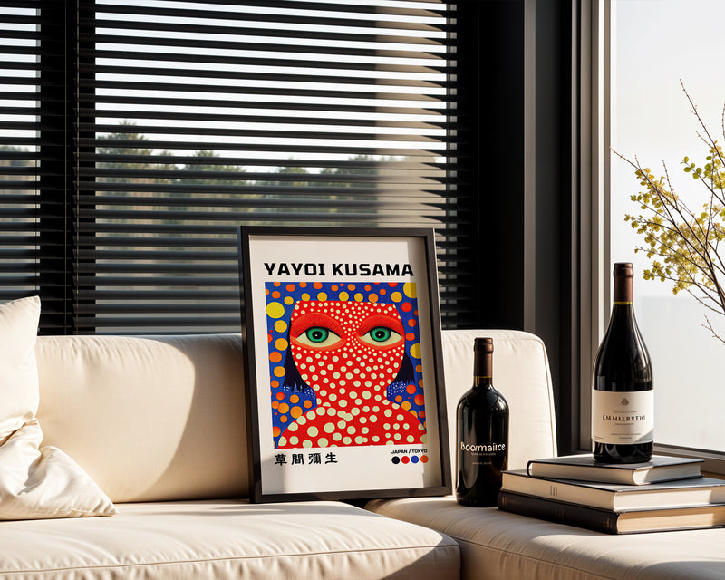 Yayoi Kusama Dots Poster