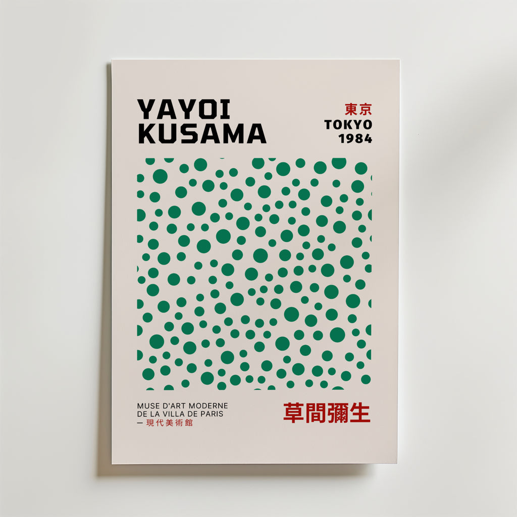 Bundle 2-pack Yayoi Kusama Abstract Vision – kuraterad postercollection som lyfter hemmet hos Bozetto