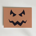 Storleksjämförelse för Scary Pumpkin Face affisch – Bozetto erbjuder flera format
