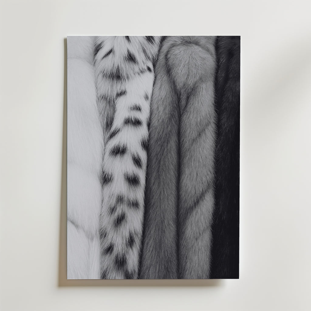 Soft Pelt Layers Poster – canvas utan passepartout