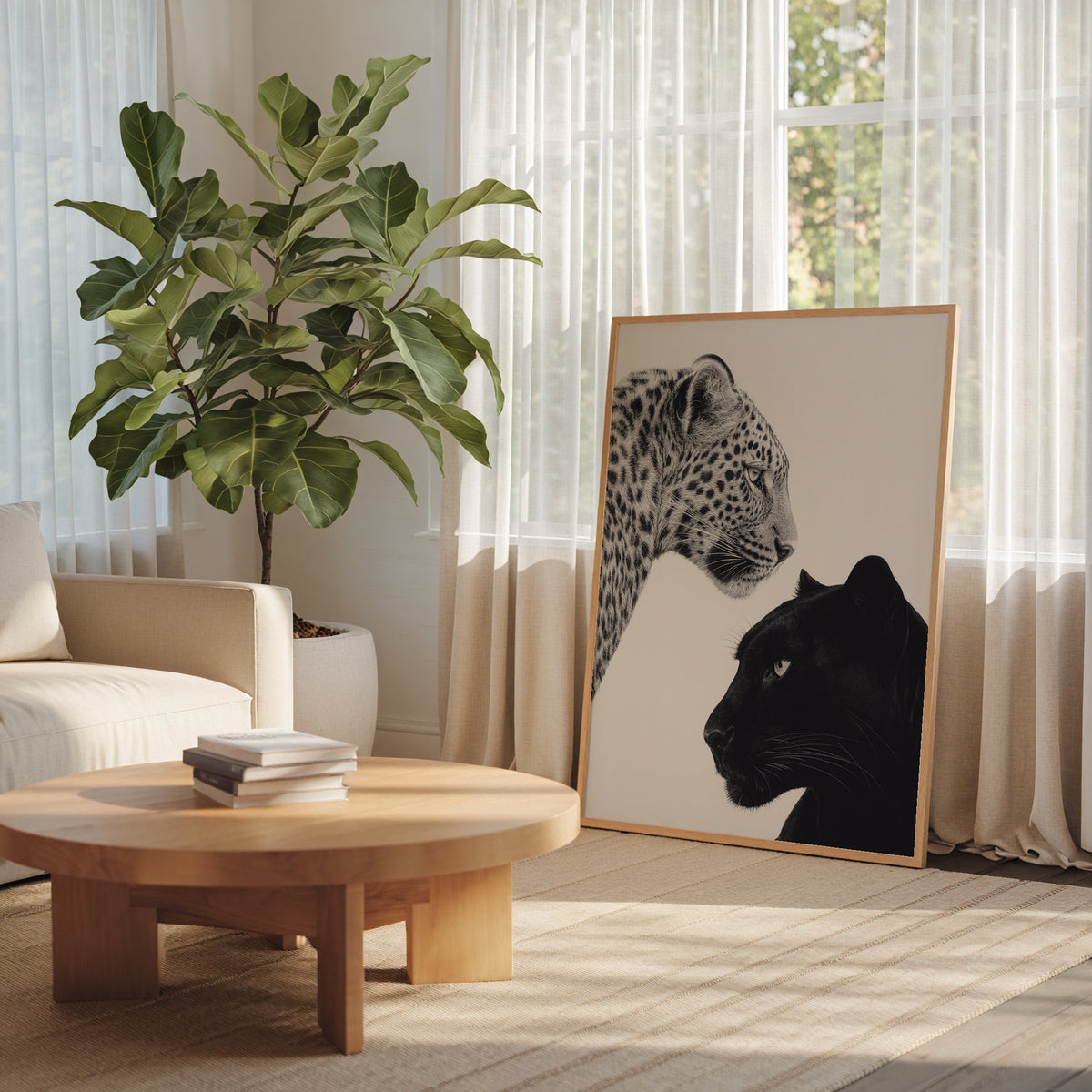 Leopard Meets Panther Poster – i rum 2