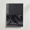 Leopard In Stride Poster – canvas utan passepartout