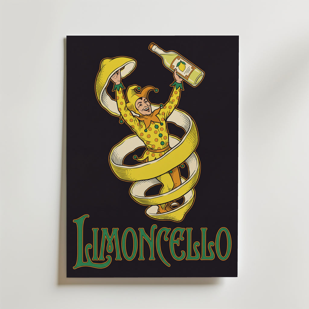 Limoncello Poster – canvas utan passepartout