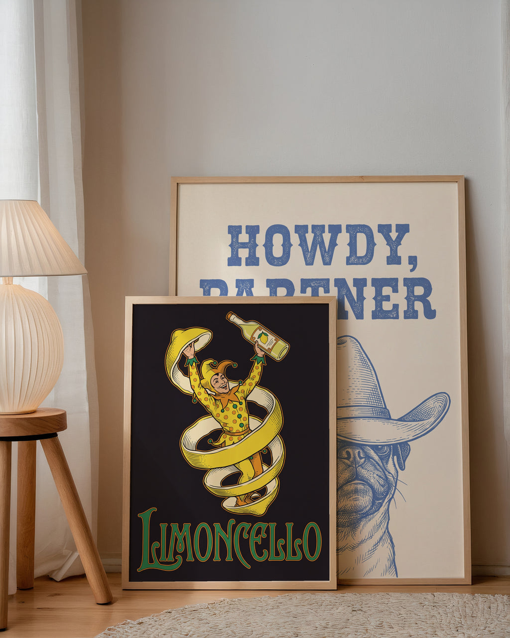 Limoncello Poster – två posters i rum 2