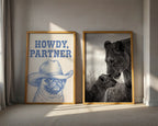 Lioness and Cub Poster – två posters i rum 3