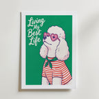 Living My Best Life Poster – med passepartout
