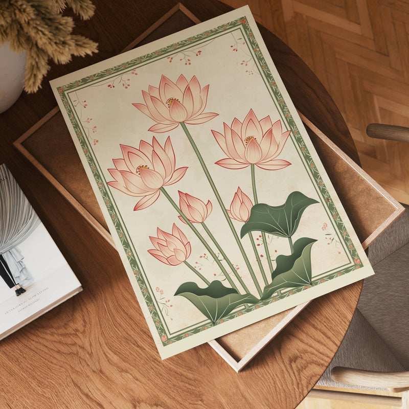 Japanese Lotus Poster