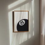Black Eight Ball Poster – i rum 4