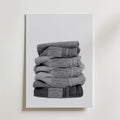 Folded Denim Stack Poster – canvas utan passepartout