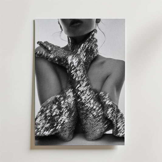Sequin Elegance Poster