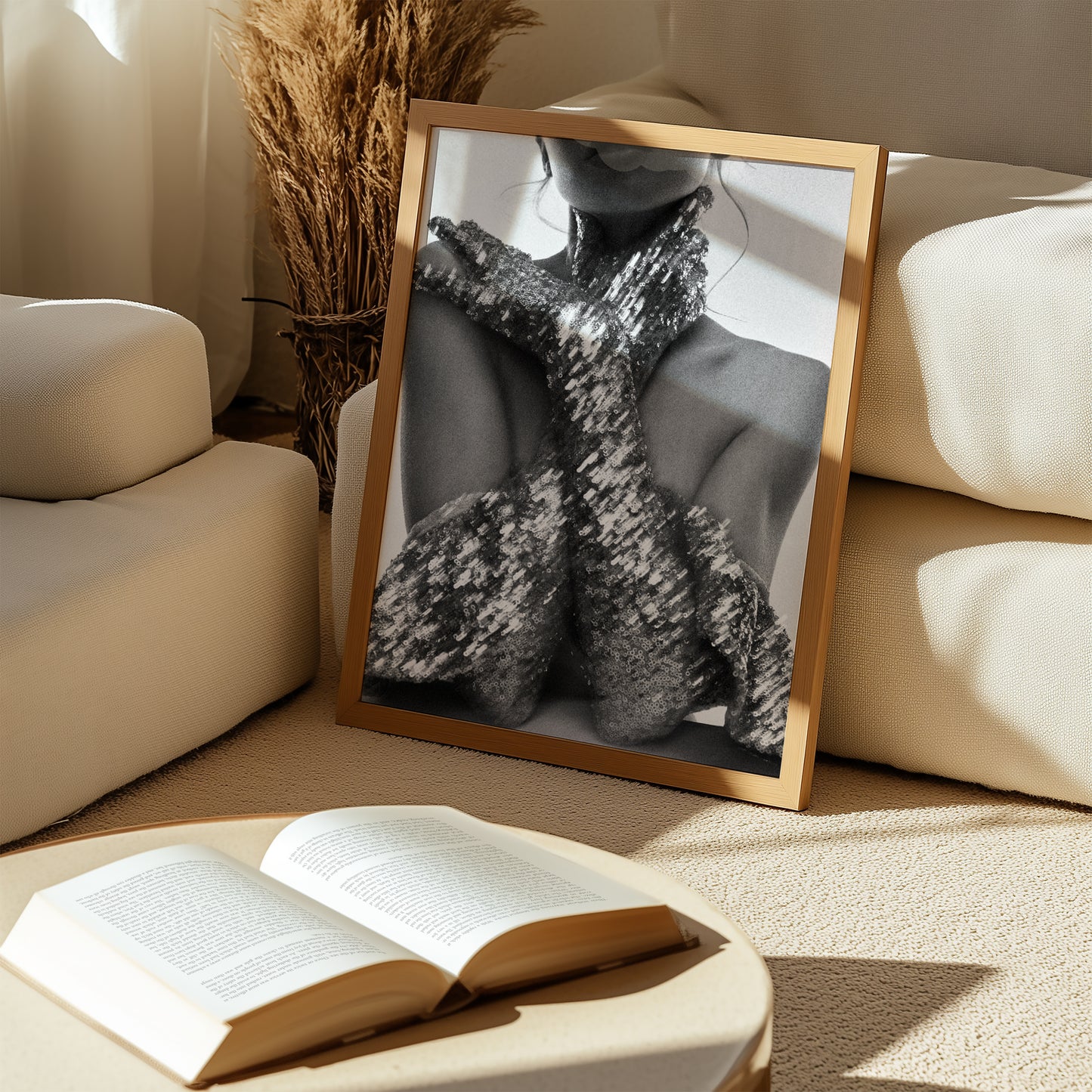 Sequin Elegance Poster