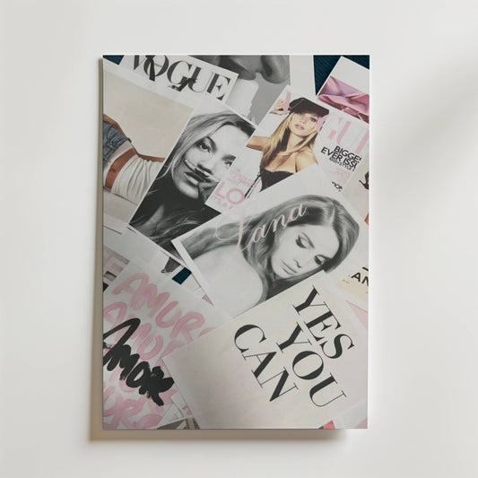 City Muse Collage Poster