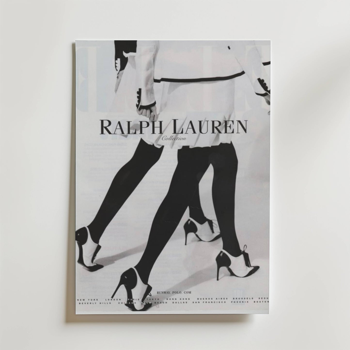 Ralph Lauren Runway Elegance Poster